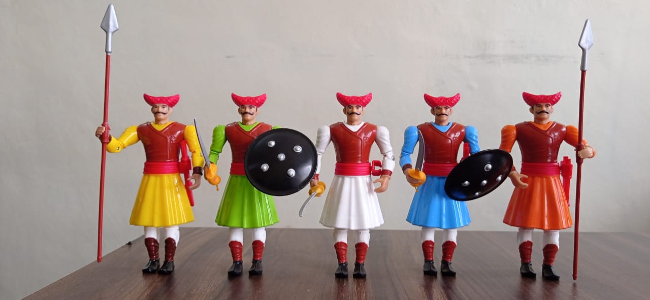 Picture of Beautiful Marathi Mavale : Set of 5 Mavala for Pride and Honour.